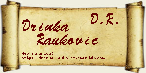 Drinka Rauković vizit kartica